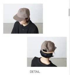 Nine Tailor【ナインテイラー】　リネン16パネルキャップ　モカ　極美品