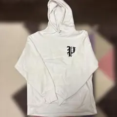 ホワイトパーカー Pロゴ PHATRNK