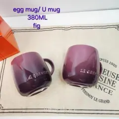 ルクルーゼ マグカップ 380ml 2つ ピンクエッセンス レア - メルカリ