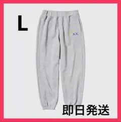 UNIQLO KAWS + WARHOL グレー スウェットパンツ L