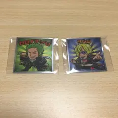 ワンピース　ビックリマンチョコ　ゾロ　サンジ