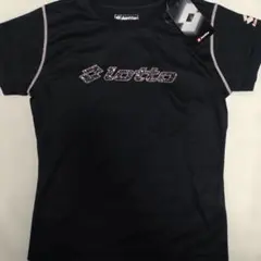 Lotto ブラック 半袖Tシャツ 新品タグ付きのサムネイル