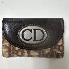 Dior 三つ折キーケース　ブラウン