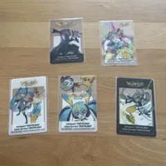 ポケモン 初音ミク ポケミクライブ ららぽーと 特典 クリアカード 全5種