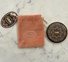 SABON ポケットミラー　ケース付き　ノベルティのサムネイル