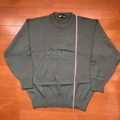 ゴールデンベアーGolden Bear セーター LLサイズ みどり色