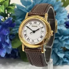 電池交換済.】GUCCI グッチ 腕時計 7200M ゴールド メンズ - メルカリ