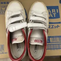CONVERSE ALL STARベルクロスニーカーホワイmen's約27センチのサムネイル