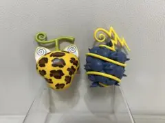 中古　悪魔の実コレクションフィギュア　バクバクの実　イトイトの実　2個セット 中古 悪魔の実コレクションフィギュア バクバクの実 イトイトの