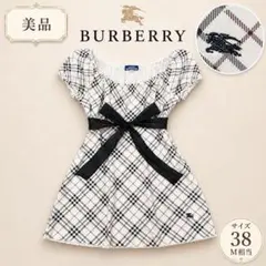 【美品】BURBERRY バーバリー ノバチェック チェック 半袖 38 Mのサムネイル