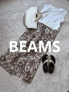 ビームス♪ハワイアンワイドパンツ