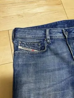 DIESELブーツカットデニム