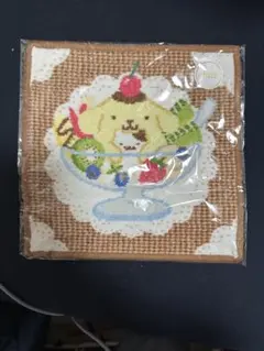 【タグ付】FEILER フェイラー ポムポムプリン プリンアラモード ハンカチのサムネイル