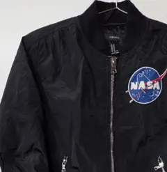 FOREVER21 NASA MA-1ジャケット Mサイズ ブラック