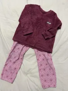 UNIQLO ユニクロ　鬼滅の刃 パジャマ 130 ねずこ　フリース