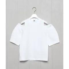 ＜H＞COTTON SHOULDER SLIT T-SHIRT/Tシャツのサムネイル