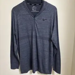 Nike DRI-FIT 長袖シャツ L ネイビー