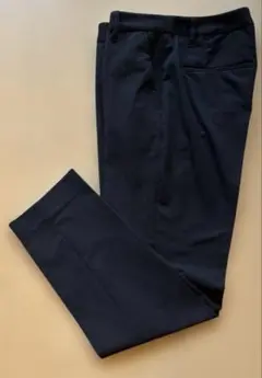 【着用回数2〜3回★ 美品】　PLST　ストレッチテーパードパンツ　ネイビー　M