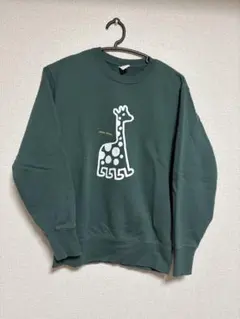 UNIQLO UT Jason Polan スウェット キリン柄 グリーン Sのサムネイル