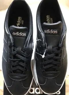 新品未使用タグ付きadidas VL COURT 2.0 W ブラック 23.5