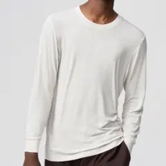 極暖ヒートテックカシミヤブレンドクルーネックT/9分袖ナチュラル2枚組