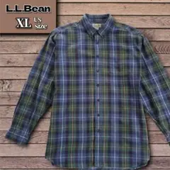 希少XL-TALL　L.L.Bean フランネル　起毛　2XL相当