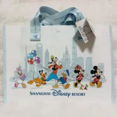 上海ディズニー　ショッピングバック　ミッキー　ミニー　ドナルド　デイジー　チップ