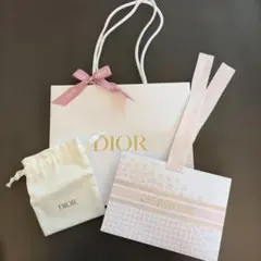 Dior ホワイト ショッパー ポーチ付き