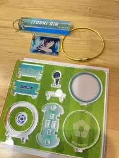 ブルーロック　ブルーロック展　ギミックアクリル　アクリルプレート　糸師凛