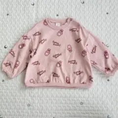 バースデイ futafuta トップス トレーナー 長袖 うさぎ ピンク