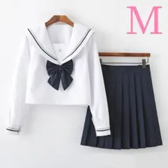 セーラー服 コスプレ 制服風 3点セット 長袖 Mサイズ 撮影・文化祭・配信衣装
