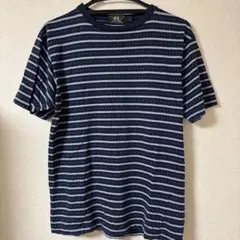 RRL 希少 インディゴボーダー M ボルチモア バックルバック NAVY 