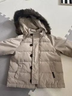 COMME CA ISMベージュ ダウンコート