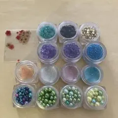 レジン封入、貼り付けパーツまとめ売り