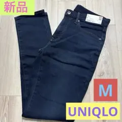 新品タグ付き　UNIQLO EZYジーンズプラス　M 柔らかデニムウエスト紐あり