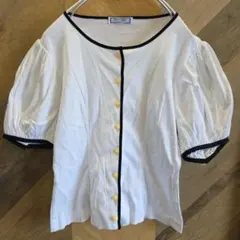 Yves Saint Laurent 半袖シャツ ホワイト　美品　y10