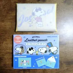スヌーピー シークレットレザーポーチ Joe cool ウッドストック