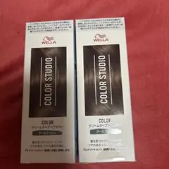 WELLA COLOR STUDIO クールアッシュクリームタイプ新品未使用2箱のサムネイル