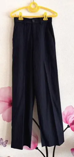 UNIQLO JWANDERSON ネイビー ストライプ ワイドパンツ　58cm