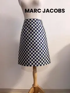美品　MARC JACOBSブロックチェック・スカート