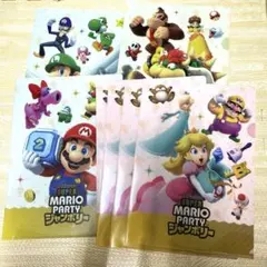 スーパーマリオパーティージャンボリー　A4クリアファイル ７枚セット