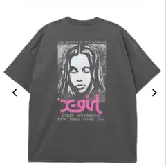 X-girl FACE BIG TEE DRESS エックスガール　Tシャツ