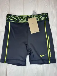 Nike Pro 黒/蛍光イエロー レギンス150cm