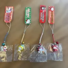 Hello Kitty ご当地ストラップ 4種セット