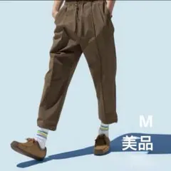 ファミマ ジョガーパンツ 撥水 UVカット M ユニセックス コンビニ ブラウン