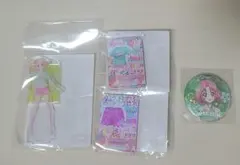 アイカツ 北王子さくら アクリルスタンド 缶バッジ