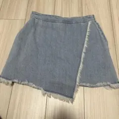 EVRIS ライトブルーデニムミニスカート