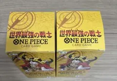 ワンピースカードゲーム 世界最強の戦士 2BOX 宅急便 - メルカリ