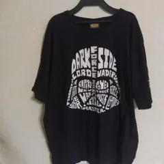 STAR WARS ダースベイダー タイポグラフィ Tシャツ 4Lのサムネイル