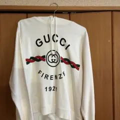 GUCCI グッチ パーカー フーディー 白 L 2023年モデル 鑑定済み